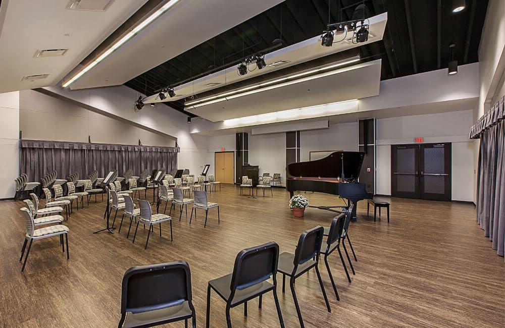 Kreft Recital Hall interior